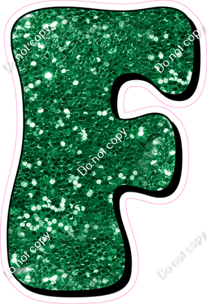 HP 18" Individuals - Green Sparkle F
