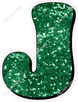 HP 18" Individuals - Green Sparkle J