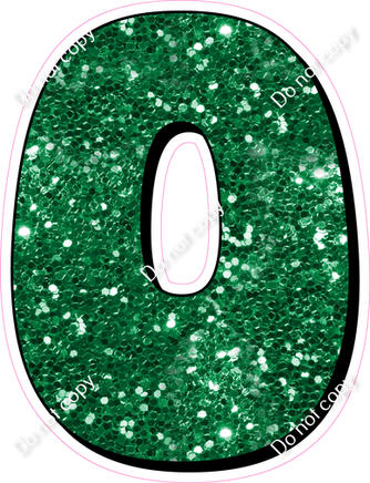 HP 18" Individuals - Green Sparkle O