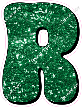 HP 18" Individuals - Green Sparkle R