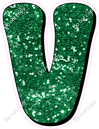 HP 18" Individuals - Green Sparkle V