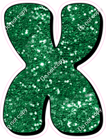 HP 18" Individuals - Green Sparkle X