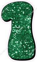 HP 18" Individuals - Green Sparkle 1