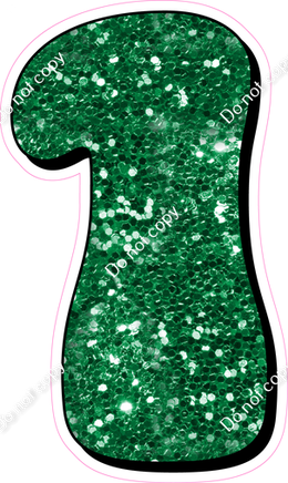 HP 18" Individuals - Green Sparkle 1