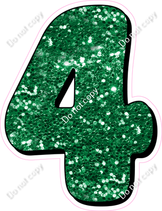 HP 18" Individuals - Green Sparkle 4