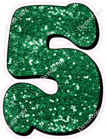 HP 18" Individuals - Green Sparkle 5