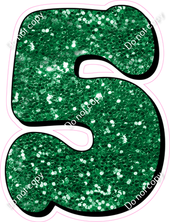 HP 18" Individuals - Green Sparkle 5