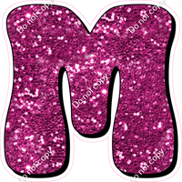 HP 18" Individuals - Hot Pink Sparkle M