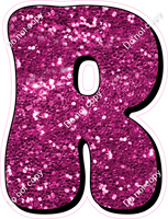 HP 18" Individuals - Hot Pink Sparkle R