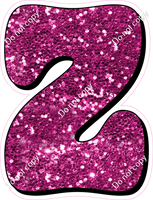 HP 18" Individuals - Hot Pink Sparkle Z