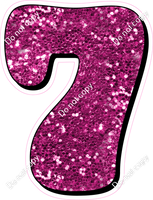 HP 18" Individuals - Hot Pink Sparkle 7