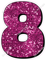 HP 18" Individuals - Hot Pink Sparkle 8