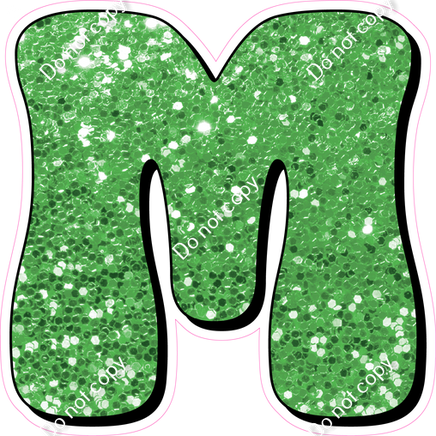 HP 18" Individuals - Lime Green Sparkle M