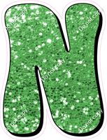 HP 18" Individuals - Lime Green Sparkle N