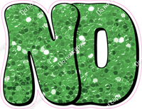 HP 18" Individuals - Lime Green Sparkle ND