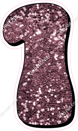 HP 18" Individuals - Mauve Sparkle 1