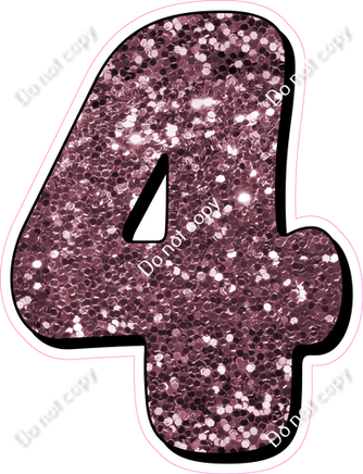 HP 18" Individuals - Mauve Sparkle 4