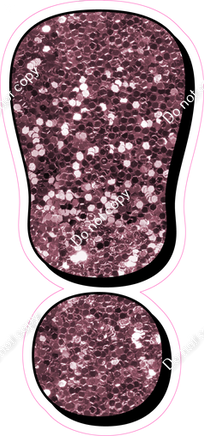 HP 18" Individuals - Mauve Sparkle !
