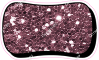 HP 18" Individuals - Mauve Sparkle Dash