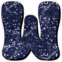HP 18" Individuals - Navy Blue Sparkle W