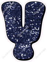 HP 18" Individuals - Navy Blue Sparkle Y
