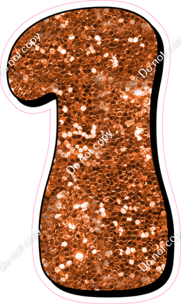 HP 18" Individuals - Orange Sparkle 1