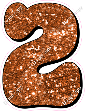 HP 18" Individuals - Orange Sparkle 2