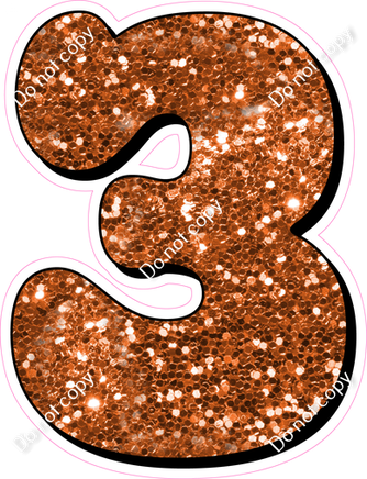 HP 18" Individuals - Orange Sparkle 3