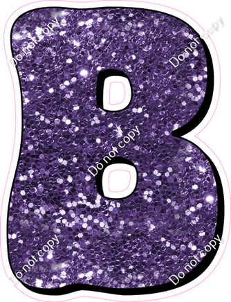 HP 18" Individuals - Purple Sparkle B