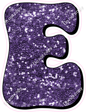 HP 18" Individuals - Purple Sparkle E