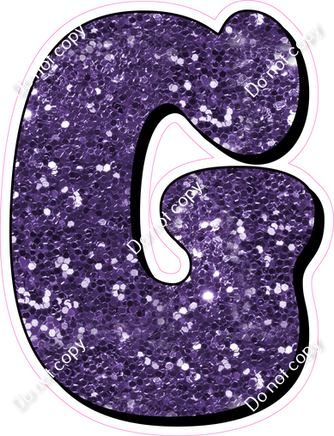 HP 18" Individuals - Purple Sparkle G