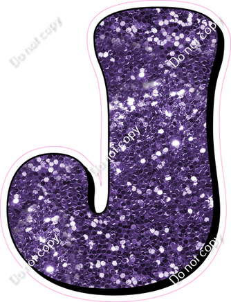 HP 18" Individuals - Purple Sparkle J