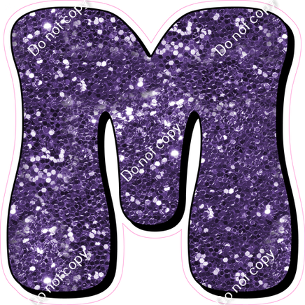HP 18" Individuals - Purple Sparkle M