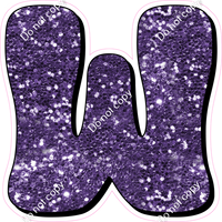 HP 18" Individuals - Purple Sparkle W