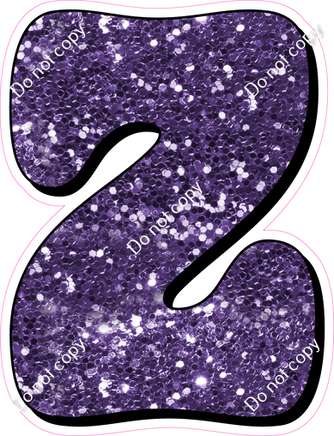 HP 18" Individuals - Purple Sparkle Z