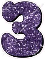 HP 18" Individuals - Purple Sparkle 3