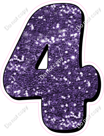 HP 18" Individuals - Purple Sparkle 4