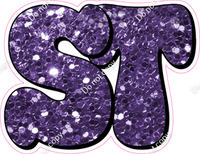 HP 18" Individuals - Purple Sparkle ST