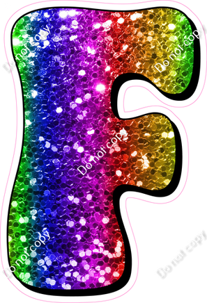 HP 18" Individuals - Rainbow Sparkle F