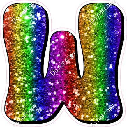 HP 18" Individuals - Rainbow Sparkle W