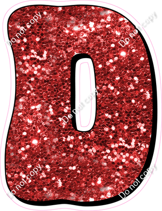 HP 18" Individuals - Red Sparkle D