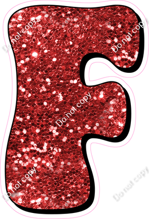 HP 18" Individuals - Red Sparkle F