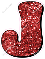 HP 18" Individuals - Red Sparkle J