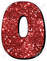 HP 18" Individuals - Red Sparkle O
