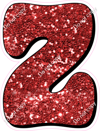HP 18" Individuals - Red Sparkle Z