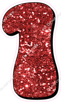 HP 18" Individuals - Red Sparkle 1