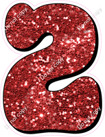 HP 18" Individuals - Red Sparkle 2