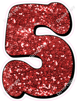HP 18" Individuals - Red Sparkle 5