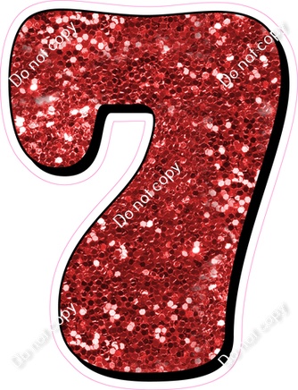 HP 18" Individuals - Red Sparkle 7