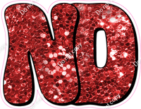 HP 18" Individuals - Red Sparkle ND
